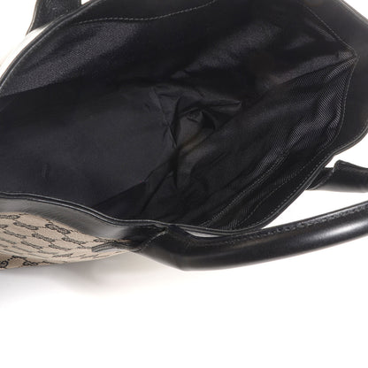 Gucci Monogram Canvas Tote Black 5 of 7