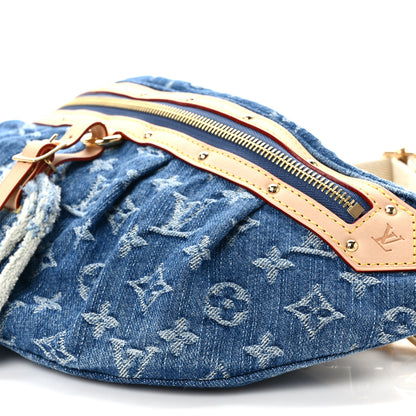 Louis Vuitton Monogram Denim High Rise Bumbag Blue 8 of 9