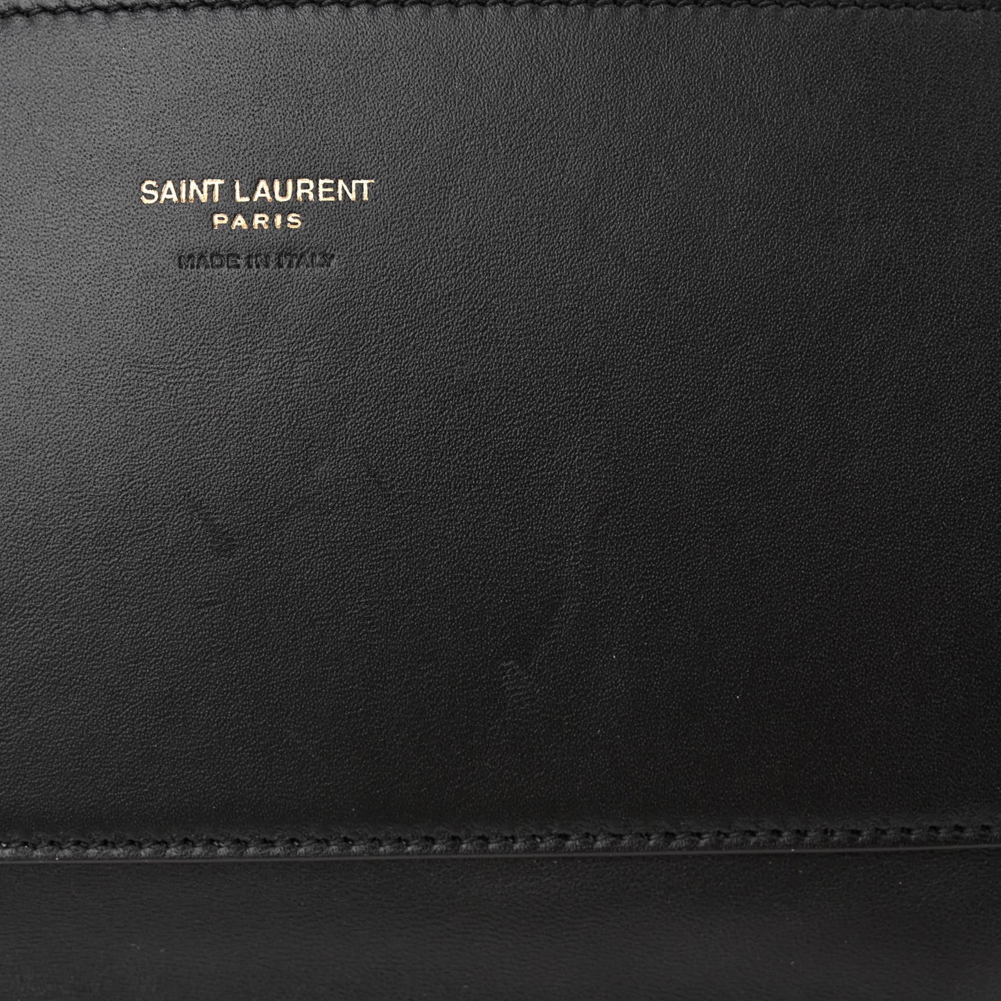 Smooth Calfskin Suede Medium Reversible Monogram Kate Satchel Black