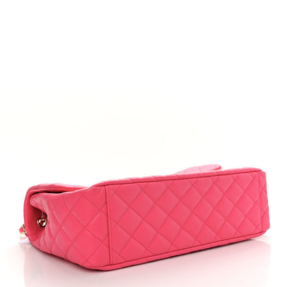 Chanel Caviar Quilted XXL Travel Flap Bag Dark Pink 4 of 11
