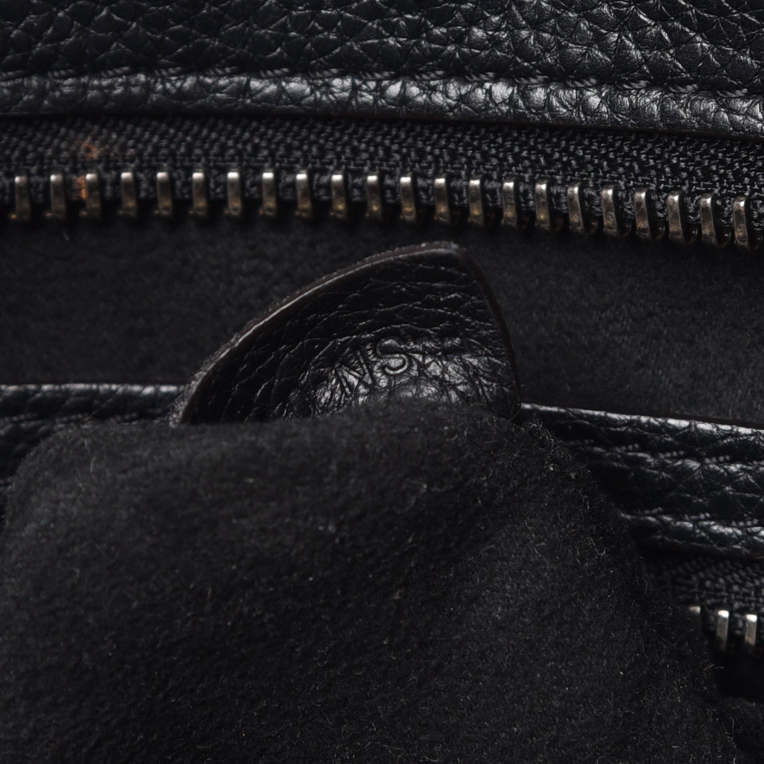 Celine Drummed Calfskin Mini Luggage Black 7 of 18