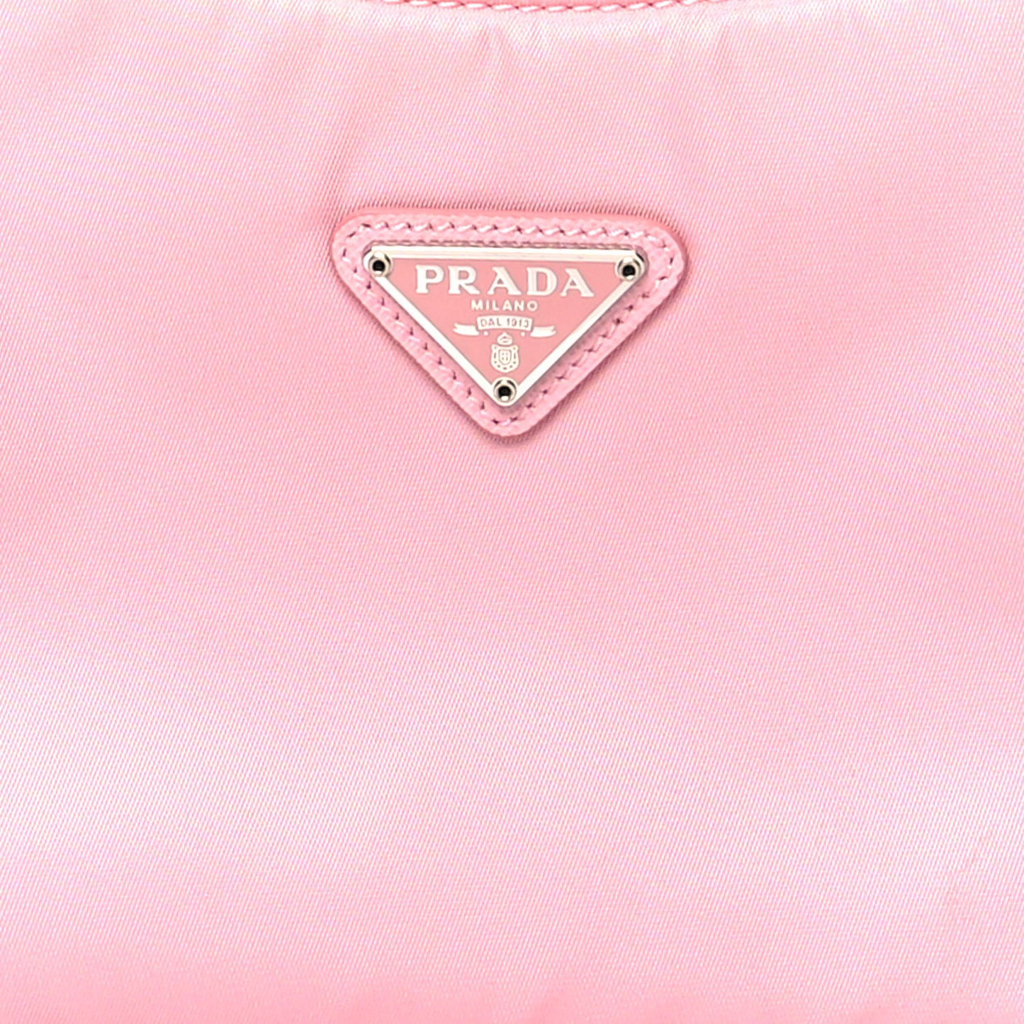 Tessuto Nylon Saffiano Mini Re-Edition 2000 Bag Rosa