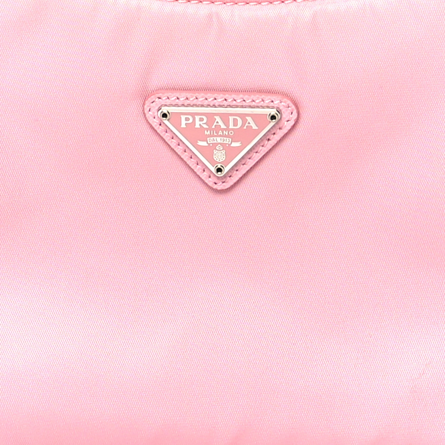 Prada Tessuto Nylon Saffiano Mini Re-Edition 2000 Bag Rosa 9 of 11