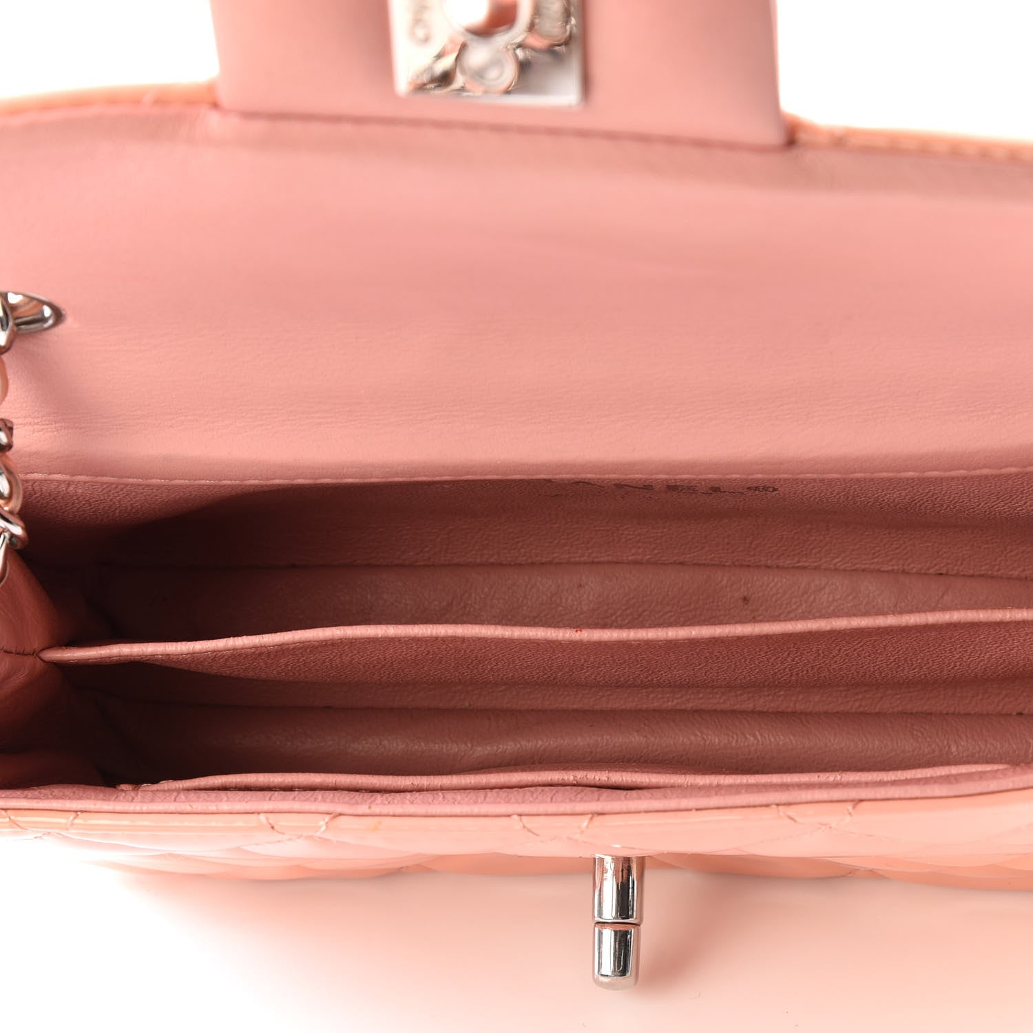 Chanel Patent Calfskin Quilted Extra Mini Flap Pink 4 of 13