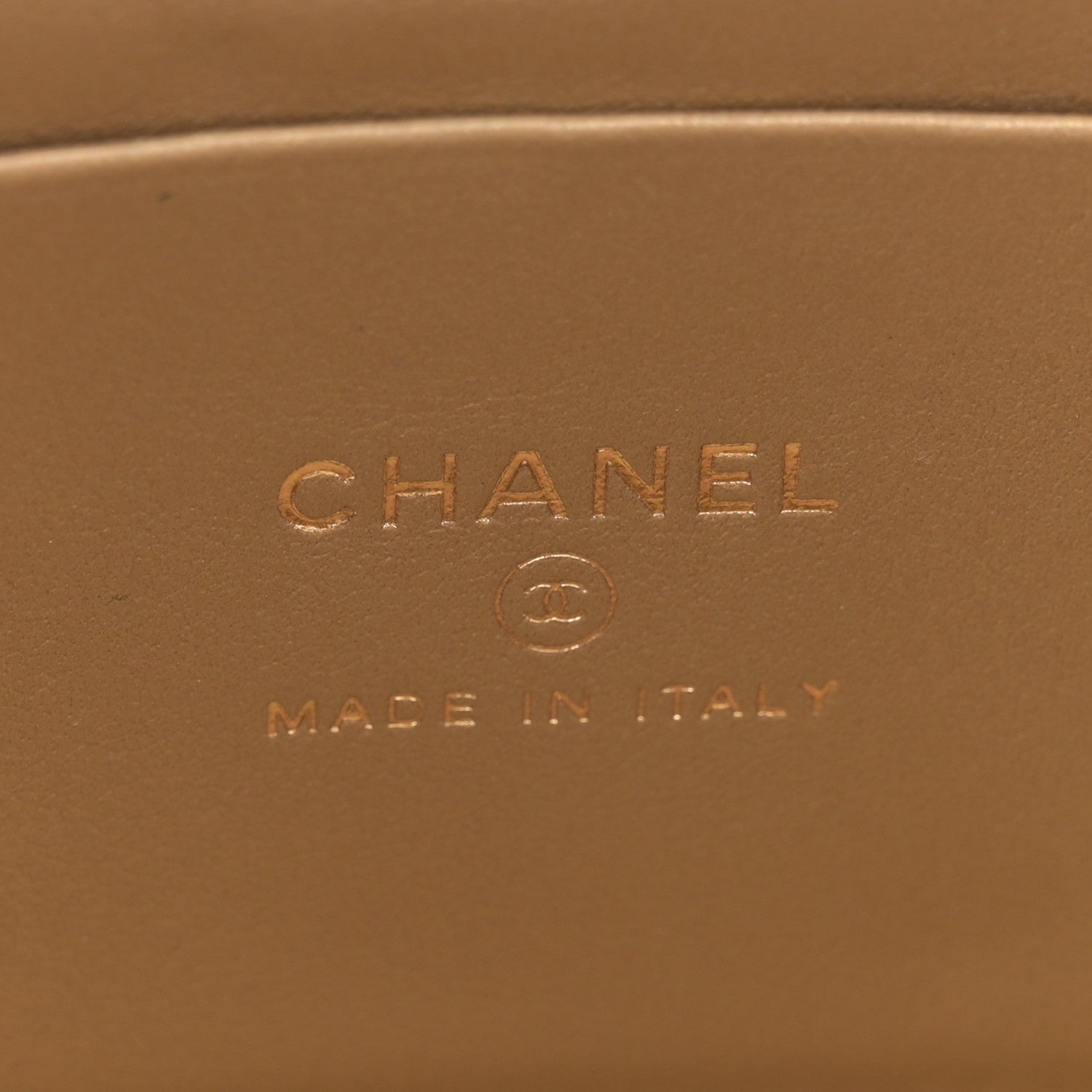 Chanel Lambskin Quilted Enamel CC Pearl Crush Small Vanity Case With Chain Black 6 of 11