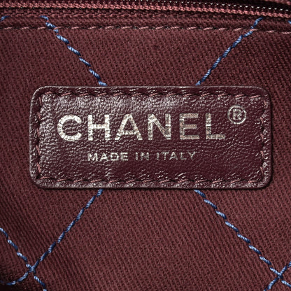 Chanel Grained Calfskin Quilted Small Daily Shopping Tote Blue 7 of 12
