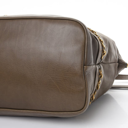 Chloe Calfskin Medium Kira Bowler Tote Khaki 15 of 16