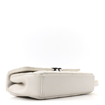 Chanel Caviar Quilted My Everything Small Flap White Black 4 of 10
