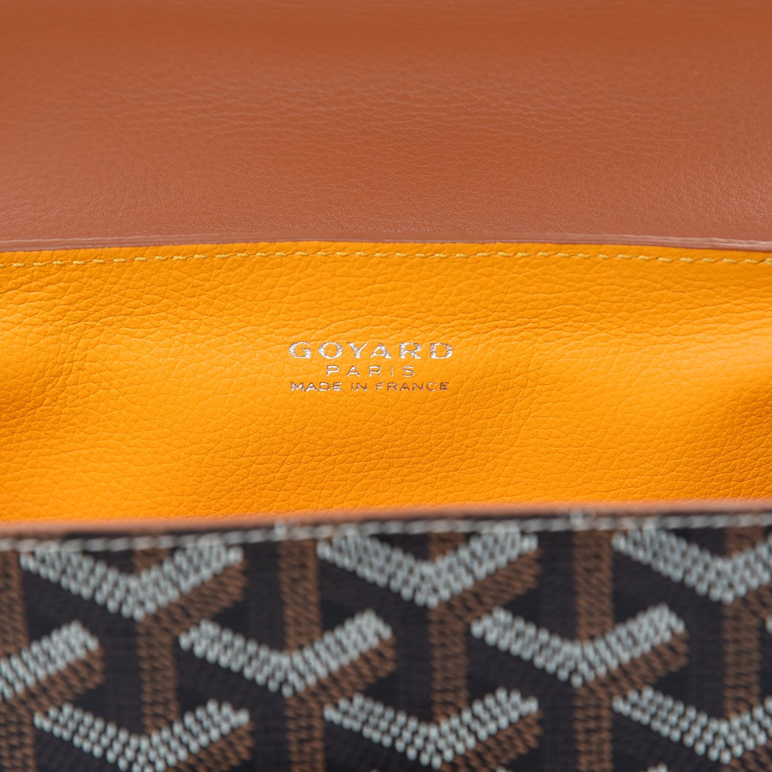 Goyard Goyardine Mini Saigon Black Gold 8 of 9