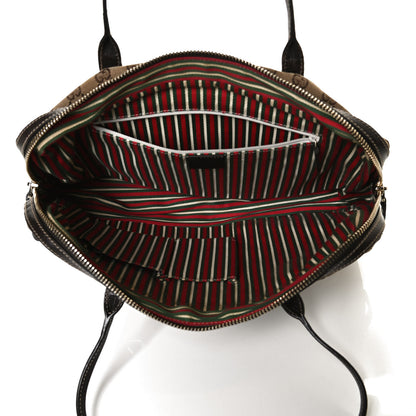 Gucci Monogram New Britt Medium Boston Dark Brown 5 of 11