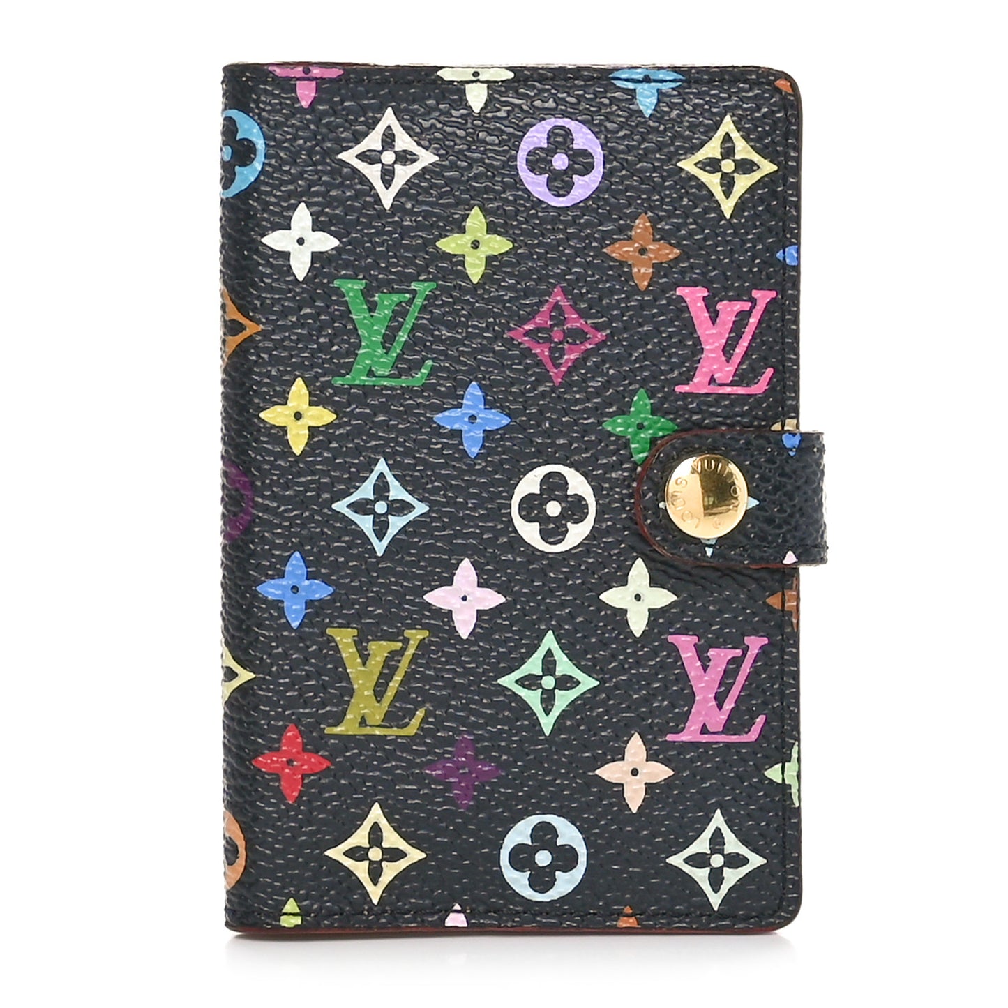 Monogram Multicolor Carnet de Bal Mini Agenda Cover Black