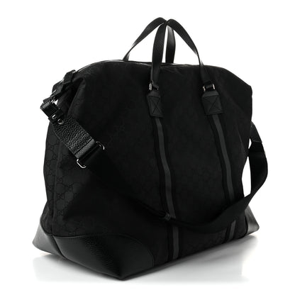 Gucci Nylon Monogram XL Duffle Bag Black 3 of 10