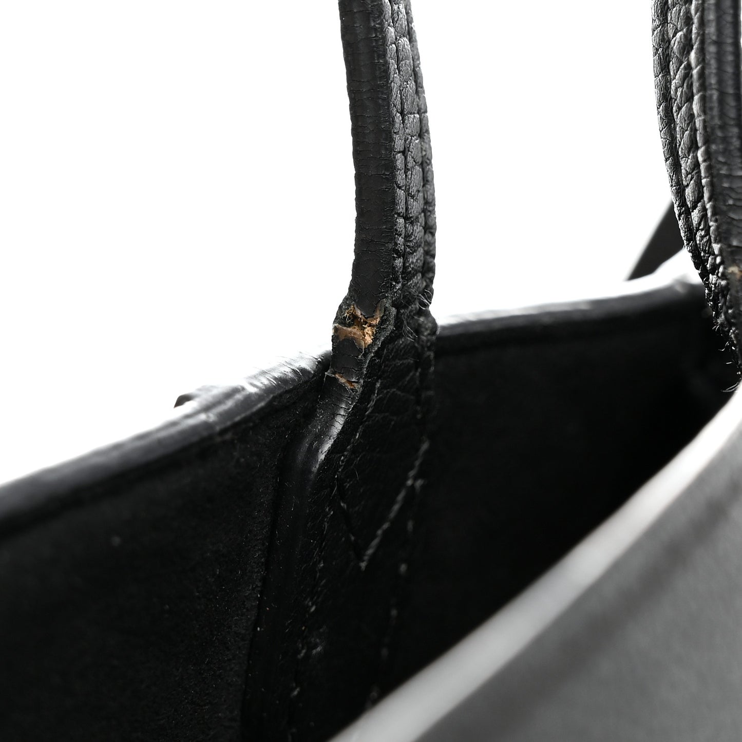 Calfskin Lockme Cabas Black