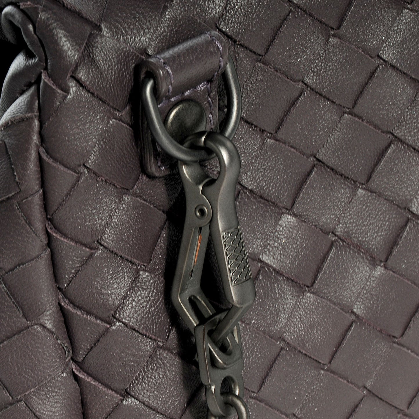 Nappa Intrecciato Messenger Bag Tourmaline