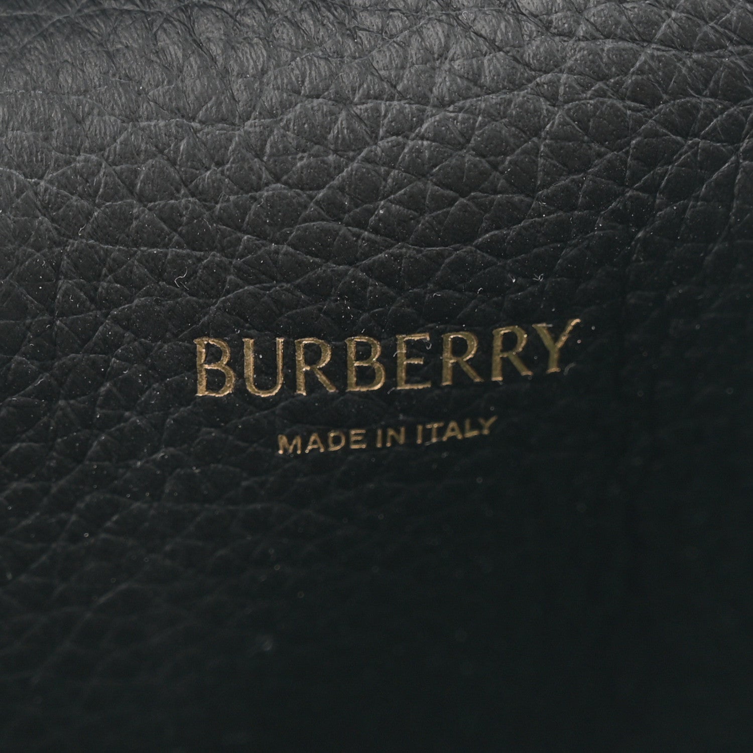 Burberry Grainy Calfskin Knight Arc Bag Black 6 of 9