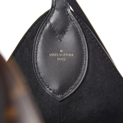 Louis Vuitton Monogram Flower Hobo Black 6 of 8