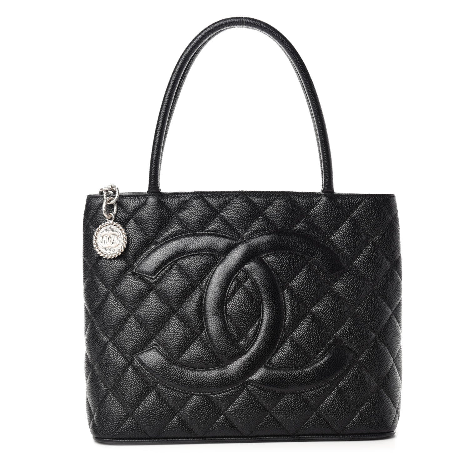 Chanel Caviar Quilted Medallion Tote Black 1 of 10