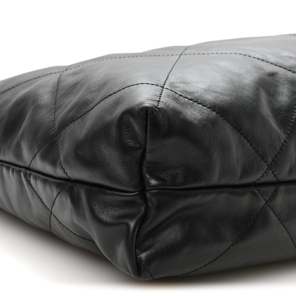 Chanel Calfskin Quilted Large Chanel 22 Black White 10 of 11