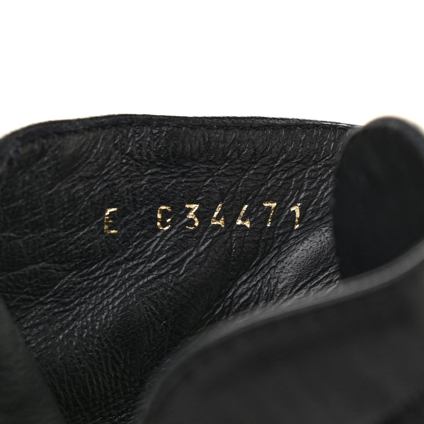 Lambskin Pearl Qulited CC Cap Toe Short Boot 40 Black