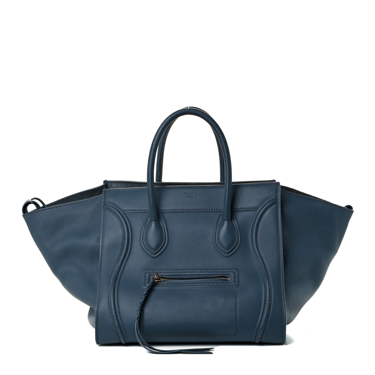 Celine Smooth Calfskin Medium Phantom Luggage Slate 1 of 10