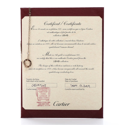 Cartier 18K Pink Gold Diamond LOVE Bracelet 6 of 6