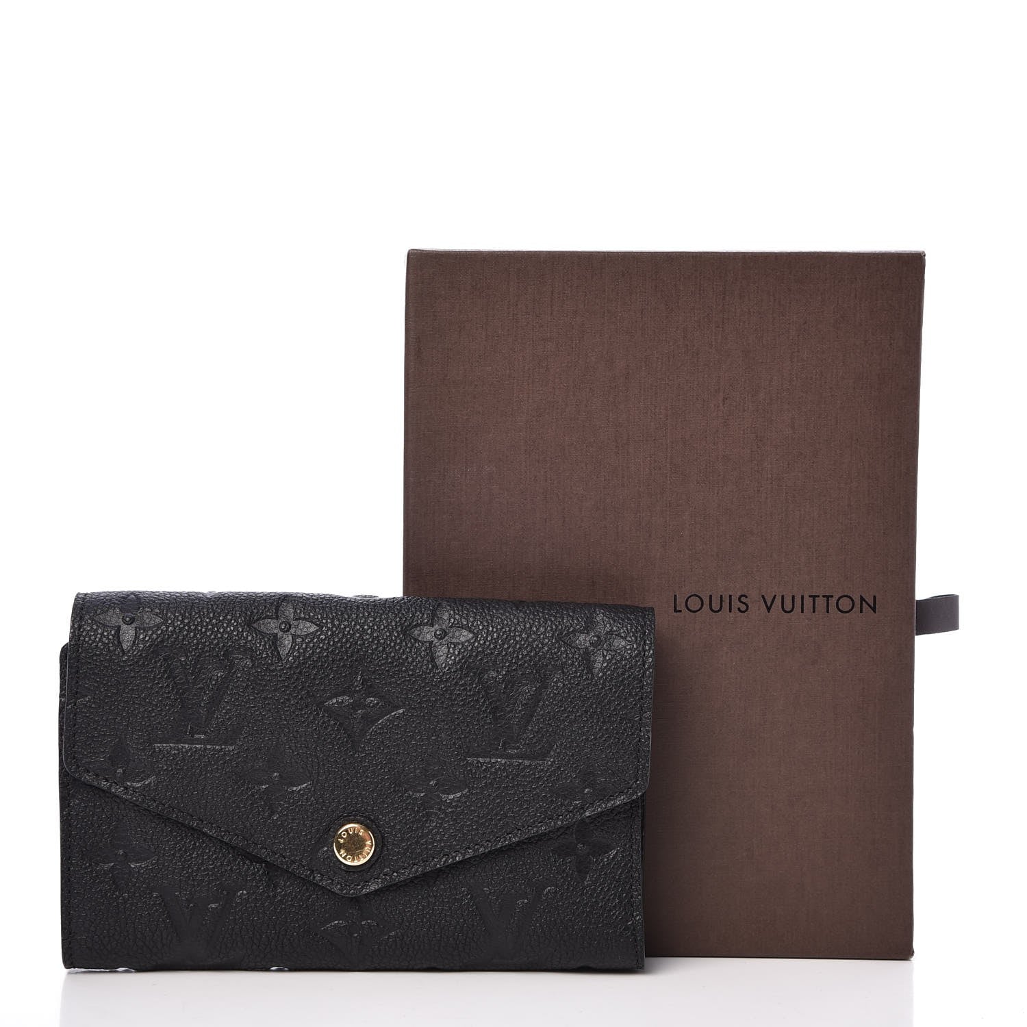 Louis Vuitton Empreinte Compact Curieuse Wallet Black 8 of 8