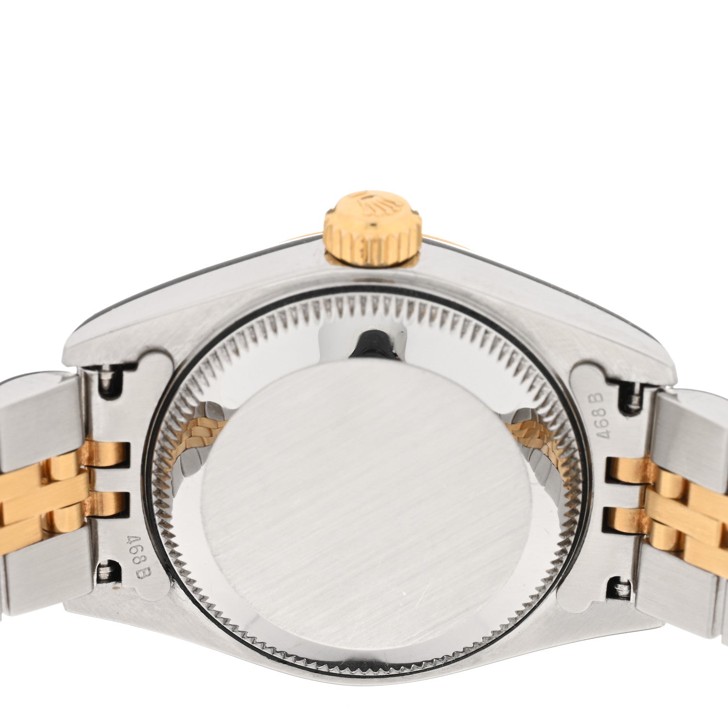 Rolex Stainless Steel 18K Yellow Gold Diamond 26mm Oyster Perpetual Datejust Watch White 79173 4 of 4
