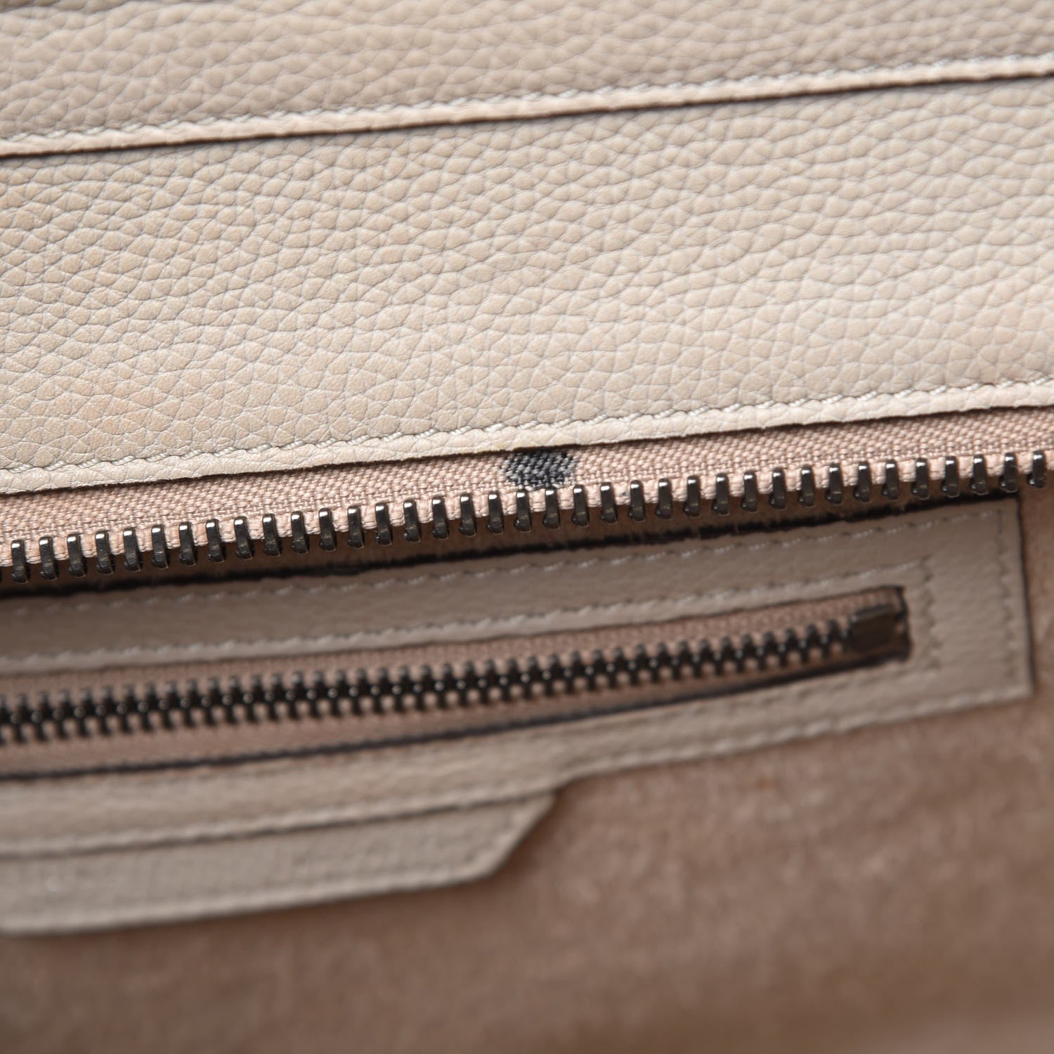 Celine Drummed Calfskin Micro Luggage Dune 11 of 14