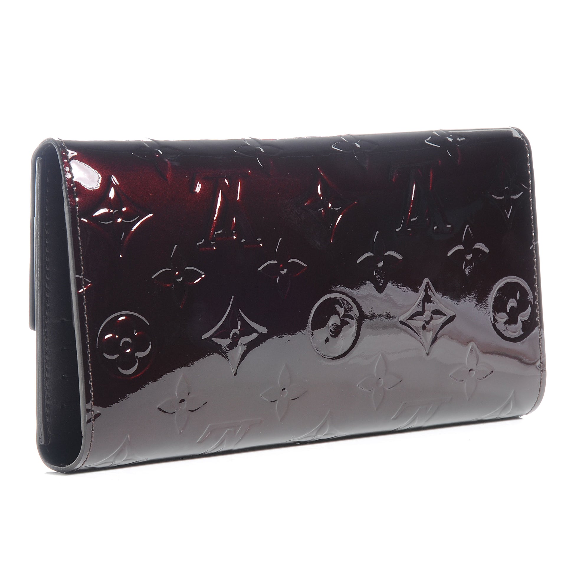 Louis Vuitton Vernis Porte Tresor International Wallet Amarante 3 of 7
