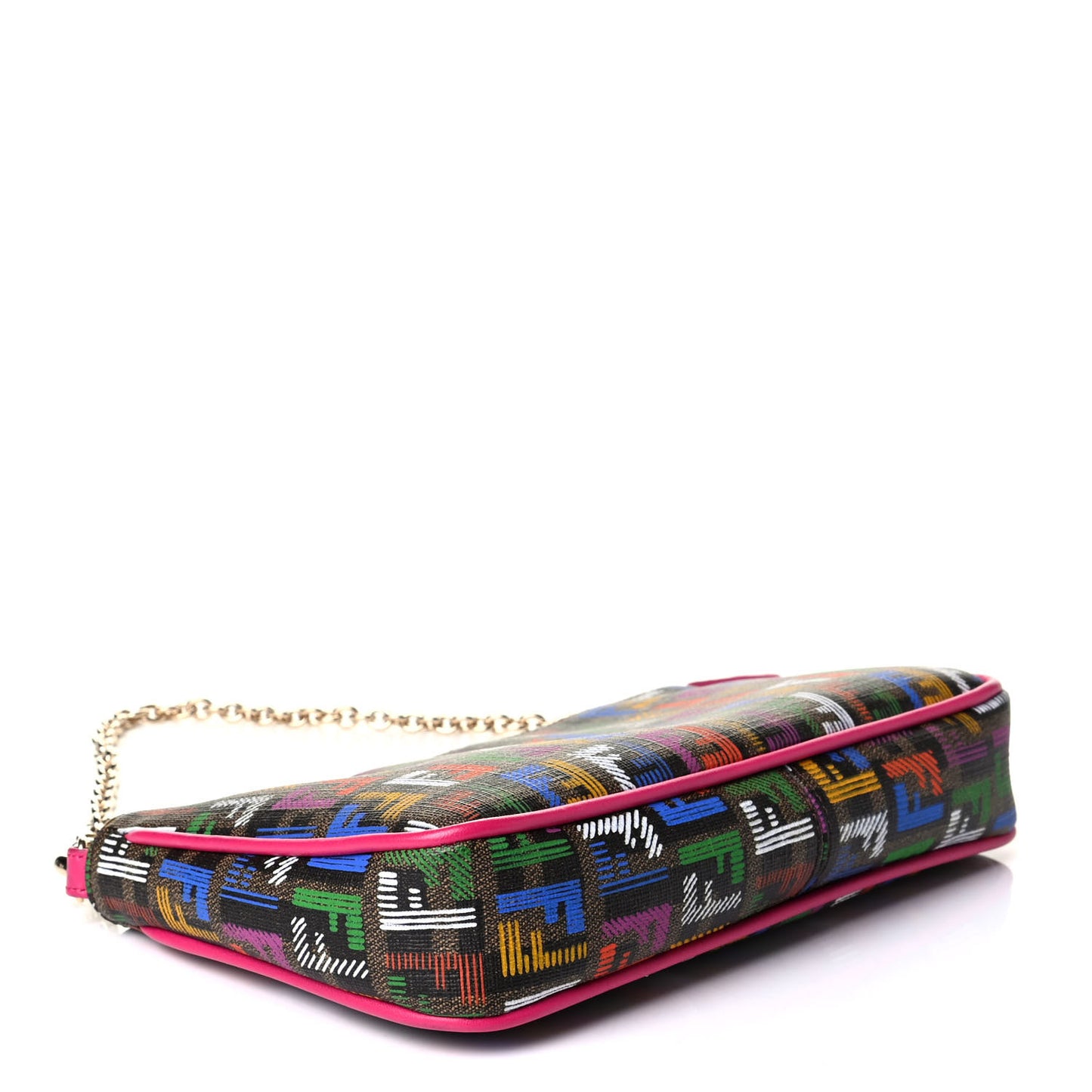Zucchino Spalmati FF Multicolor Pochette Tobacco Multicolor Fuchsia