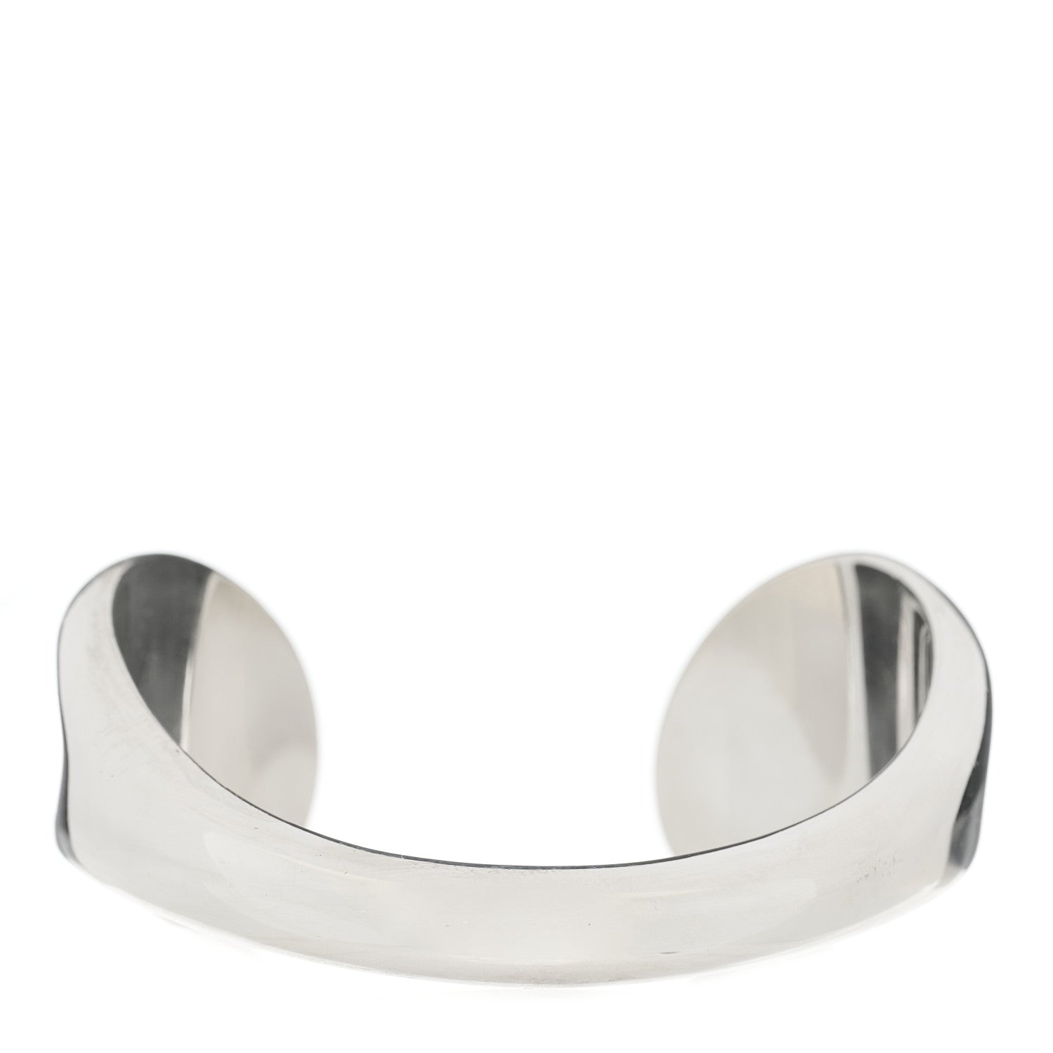 Tiffany Sterling Silver Elsa Peretti Thumbprint Cuff Bracelet 3 of 4