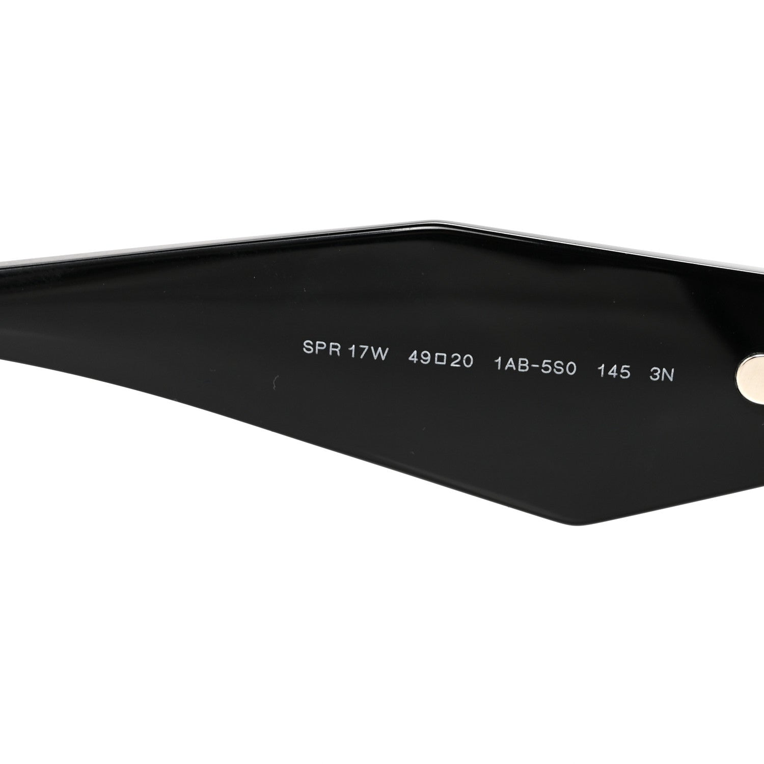 Prada Acetate Symbole Sunglasses SPR 17W Black 12 of 16