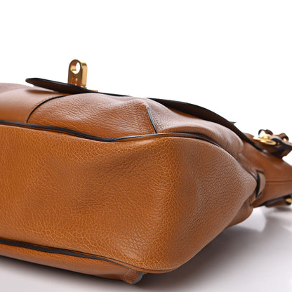 Chloe Grained Lambskin Medium Lexa Shoulder Bag Mustard Brown 9 of 10