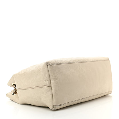 Gucci Cellarius Calfskin Medium Soho Chain Shoulder Bag Mystic White 4 of 13