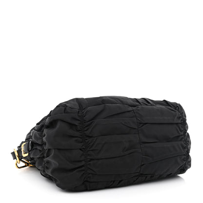 Prada Tessuto Nylon Gaufre Tote Black 4 of 13