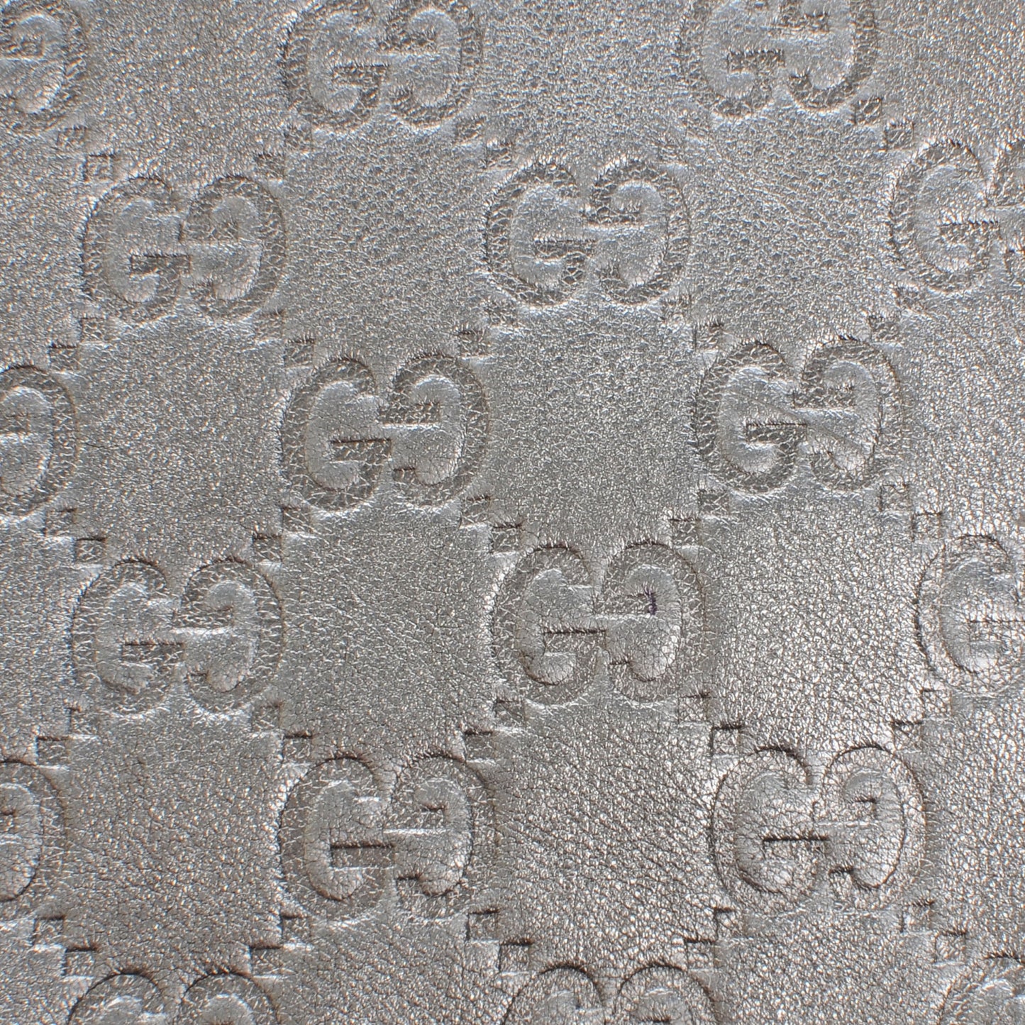 Guccissima Britt Medium Tote Silver
