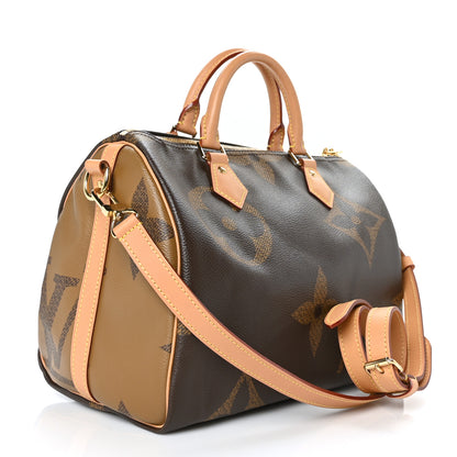 Louis Vuitton Reverse Monogram Giant Speedy Bandouliere 30 3 of 11