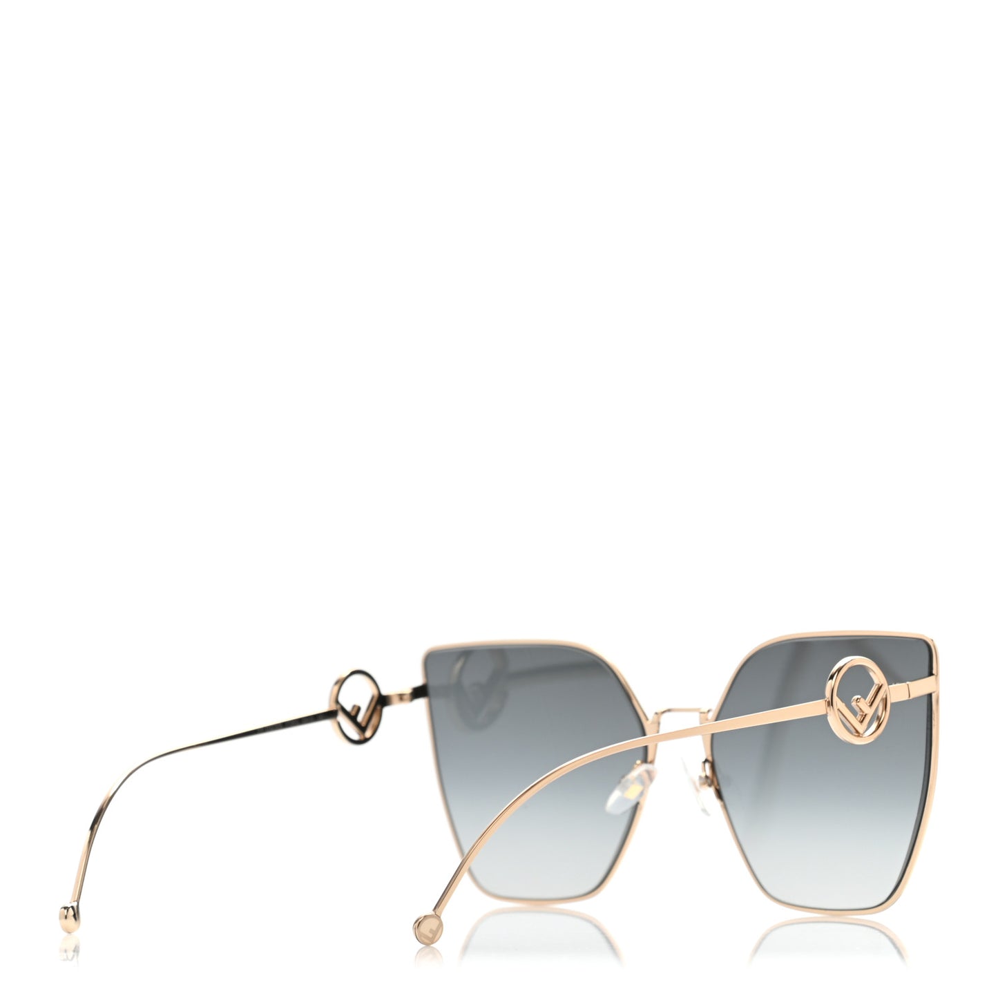 Metal F is Fendi Sunglasses FF 0323/S Gold