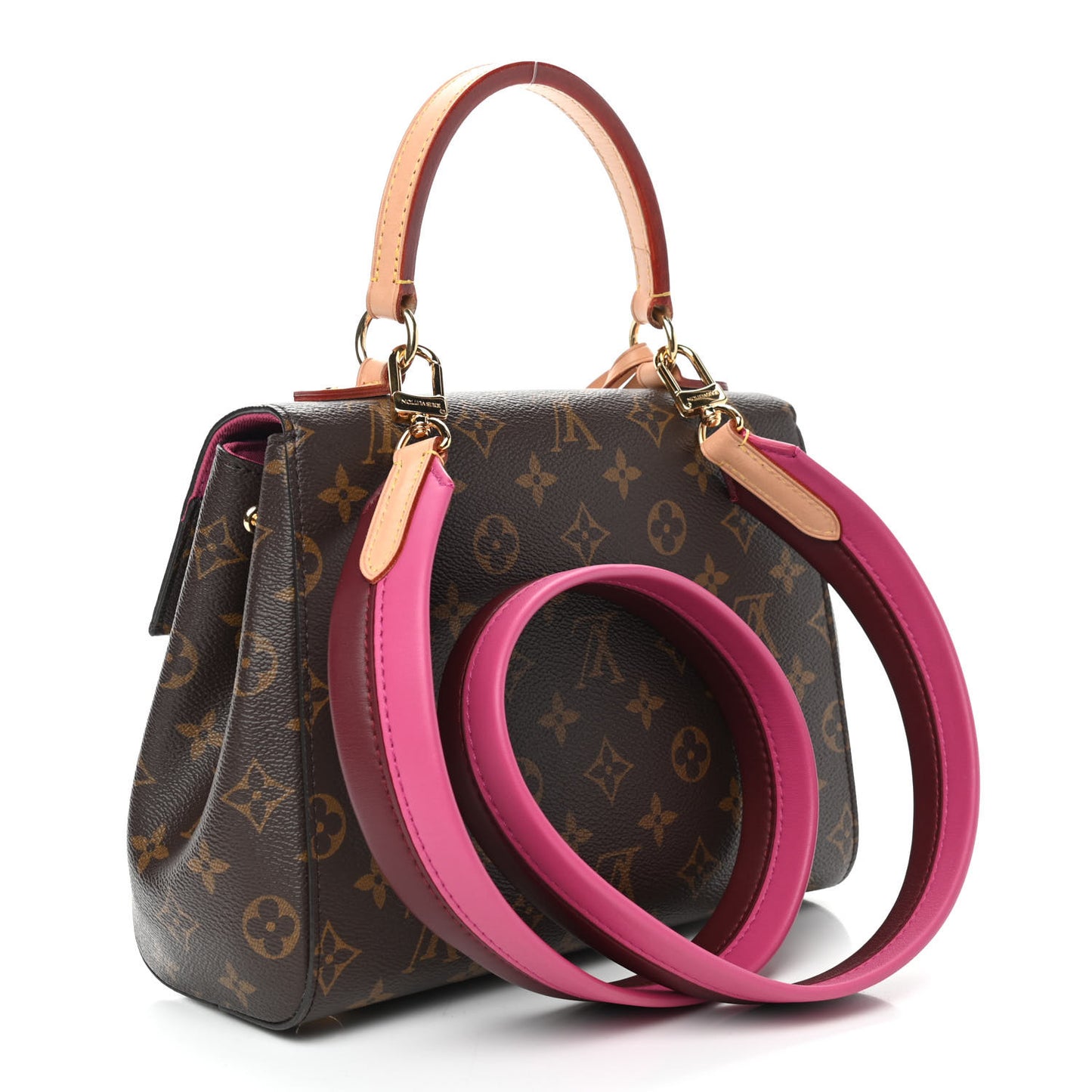 Monogram Cluny BB Bordeaux Fuchsia