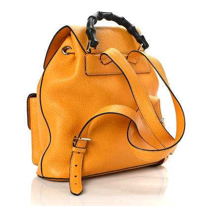 Gucci Cellarius Calfskin Medium Bamboo Backpack Orange 3 of 10