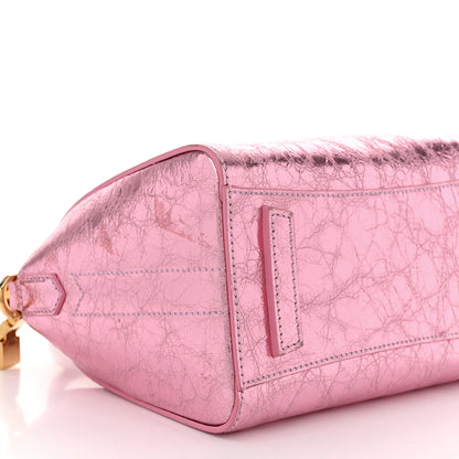 Givenchy Laminated Lambskin Mini Antigona Silk Pink 9 of 11