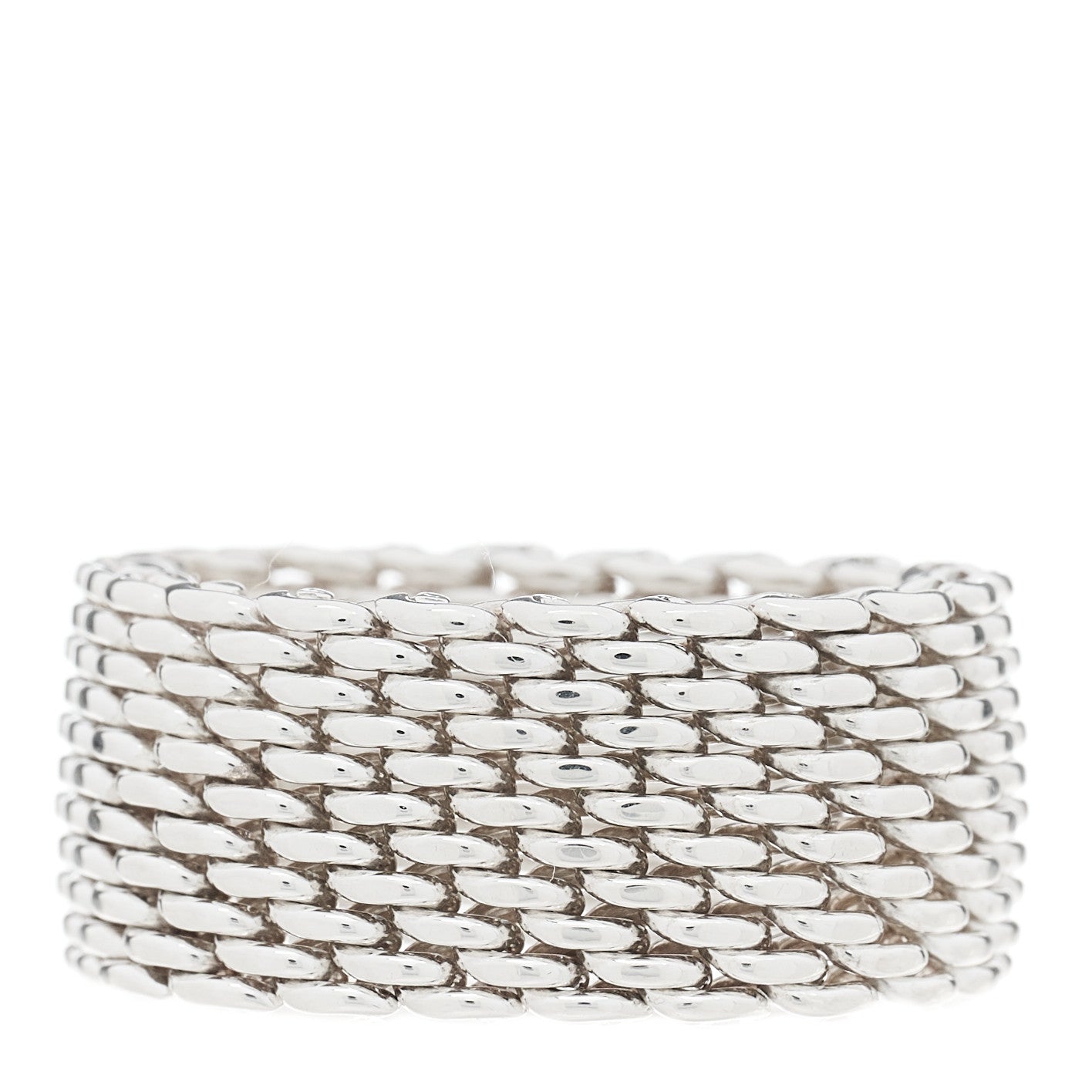 Sterling Silver Somerset Mesh Ring 52 6