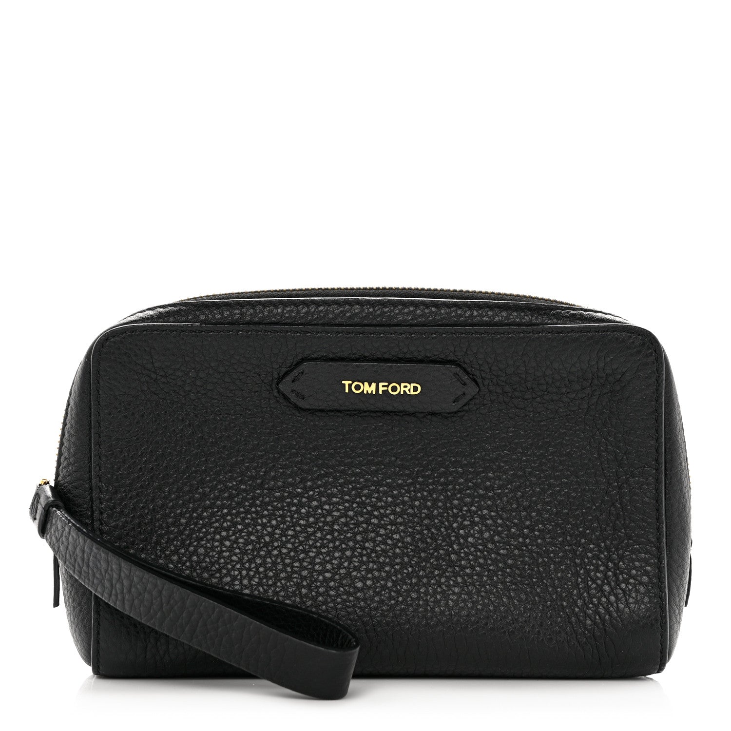 Tom Ford Grained Calfskin Cosmetic Pouch Black 1 of 7