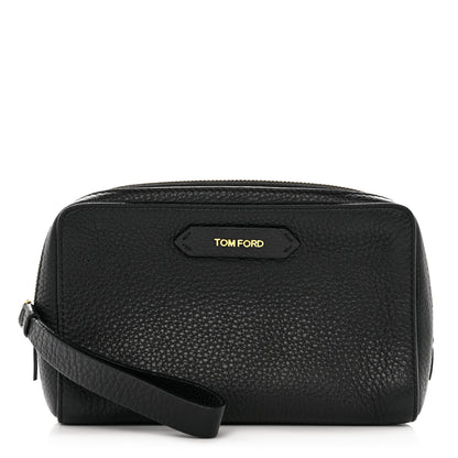 Tom Ford Grained Calfskin Cosmetic Pouch Black 1 of 7