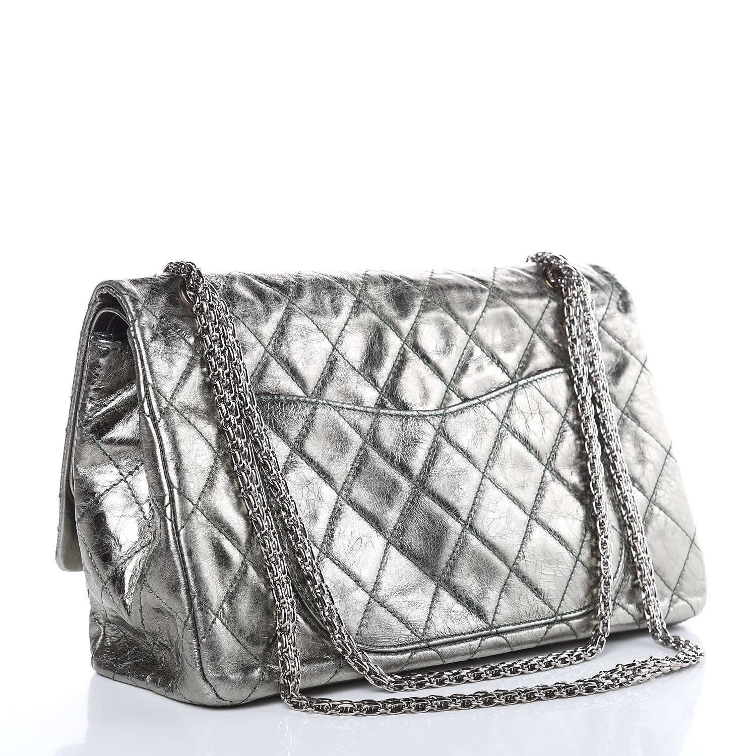 Chanel Metallic Aged Calfskin Quilted 2.55 Reissue 227 Flap 3 of 15