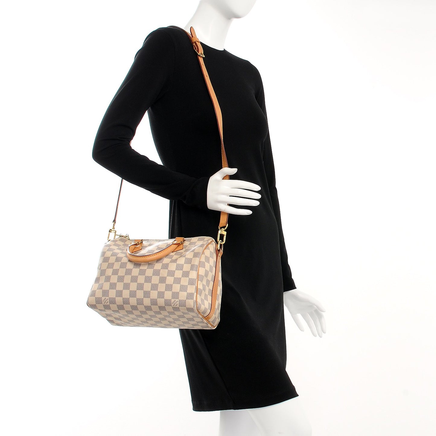Damier Azur Speedy Bandouliere 25