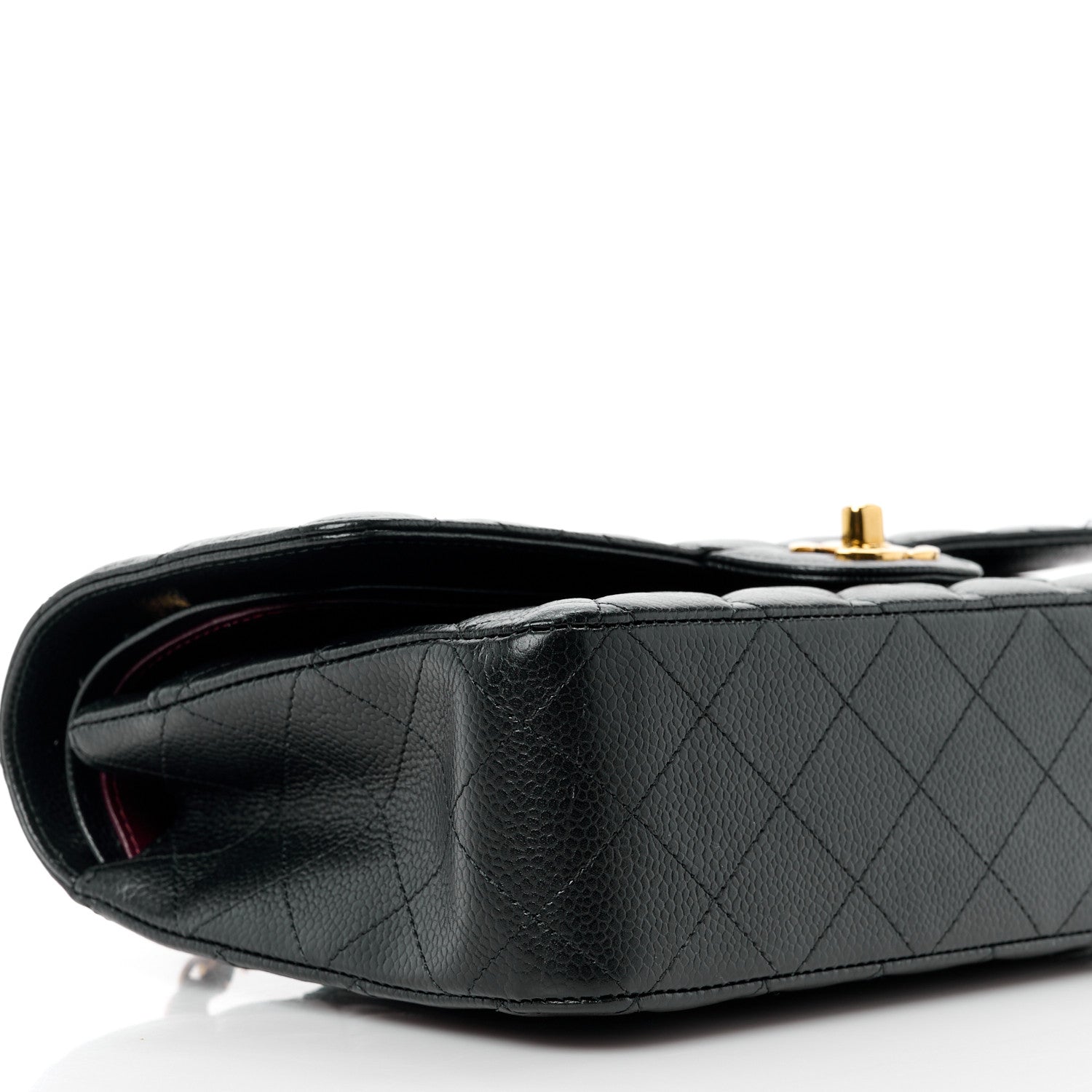 Chanel Caviar Quilted Medium Double Flap Black 10 of 11