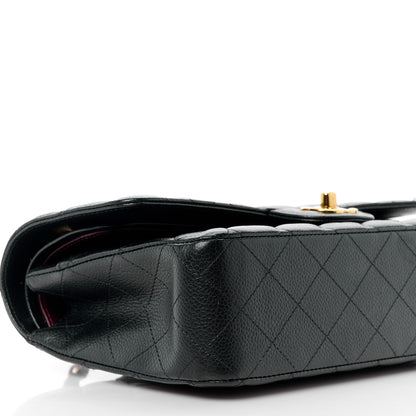 Chanel Caviar Quilted Medium Double Flap Black 10 of 11
