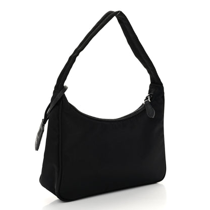 Prada Tessuto Nylon Mini Re-Edition 2000 Bag Black 3 of 11