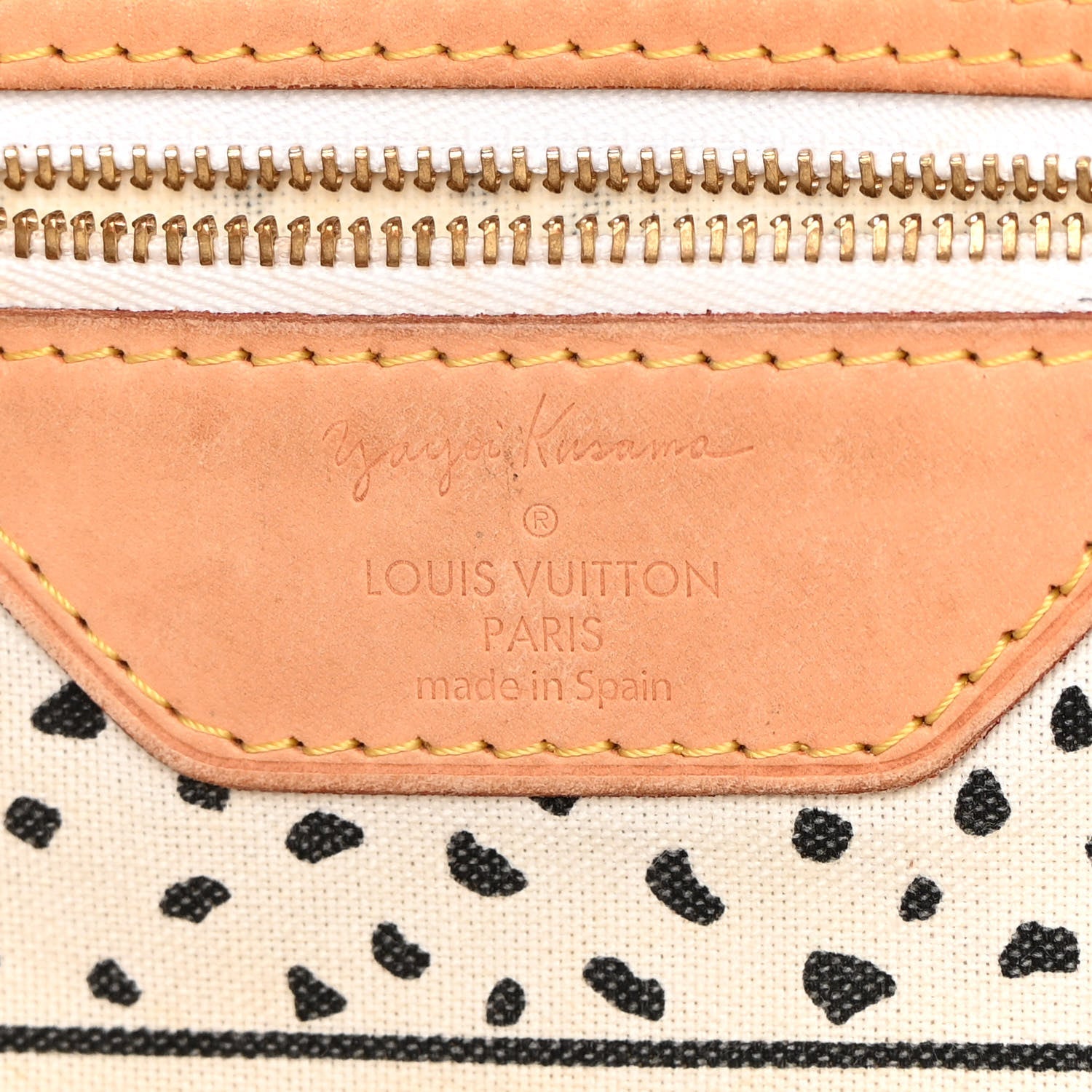 Louis Vuitton Monogram Kusama Waves Neverfull MM White 6 of 20
